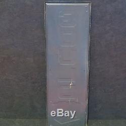 Vintage Rare Original GOULD Batteries Embossed Single Sided Tin Sign