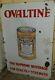 Vintage Rare Ovaltine Tonic Food Beverage Tin Porcelain Enamel Sign Board London
