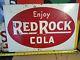 Vintage Red Rock Soda Tin Advertising Sign