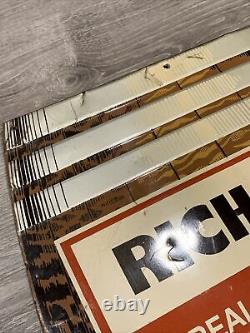 Vintage Richardson Root Beer Tin Barrel Sign