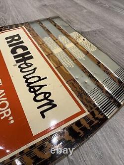 Vintage Richardson Root Beer Tin Barrel Sign