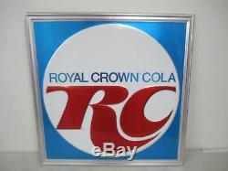 Vintage Royal Crown (RC) Cola Metal/Tin Sign 23.5 x 23.5 Grace-Brite