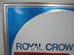 Vintage Royal Crown (RC) Cola Metal/Tin Sign 23.5 x 23.5 Grace-Brite