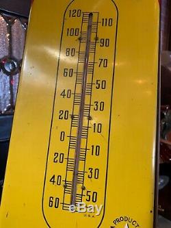 Vintage Royal Crown Soda Tin 25 Thermometer Advertising Sign Watch Video