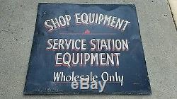 Vintage Service Station Equipment/ Shop Equipment Wholesale Only tin sign