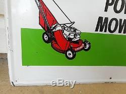 Vintage Snapper Power/lawn Mowers Embossed Tin Sign