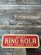 Vintage Soda Sign King Kola Soda Stout Sign Company Embossed Tin Sign