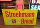 Vintage Stroehmann Bread Metal Tin Embossed Sign General Store Advertising