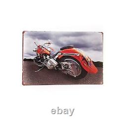 Vintage Style Motorcycle Advertisement Decorative Metal Tin Sign Wall Sign