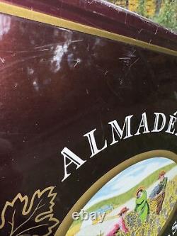 Vintage Tin Metal Sign Almaden Vineyards 21 X 17 Inch Approximately