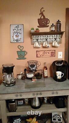 Vintage Tin Wall Sign Art Work Retro Metal Coffee Poster For Wall Decor