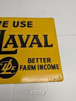 Vintage USA Country De Laval Farm Milk Home Dairy Cow Tool Art Metal Tin Sign Us