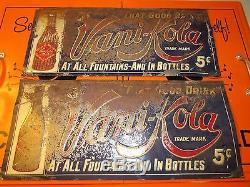 Vintage Vani-Kola Tin Sign RARE