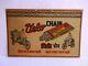 Vintage Velo Heavy Duty Bicycle Chain Advertising Tin Sign Embossed Cardboard F