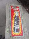 Vintage Vertical Delaware Punch Soda Pop Tin Advertising Sign Great Graphics