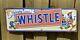 Vintage Whistle Soda Pop Store Cola Drink Gas Oil Gnome 27 Tin Tacker Rare Sign