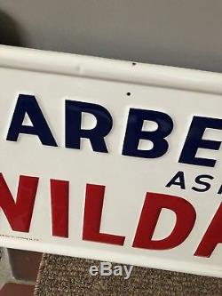 Vintage Wildroot Barber Shop Tin Sign