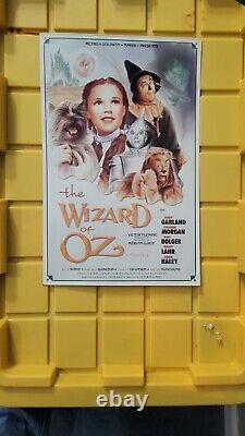 Vintage Wizard of Oz 1994 Turner Poster Dorthy Wall Decor Metal Tin Garage Sign