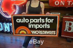 Vintage Worldwide Import Parts Auto NOS tin sign Supra Celica GSX RX7 Supplier