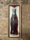 Vintage Coke Bottle Tin Sign! Professionally Framed