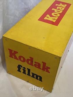 Vintage kodak film metal tin Box sign Display shop Man Cave Camera Wall Decor