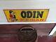 Vintage Original Tin Sign Odin 5 Cent Cigar 1930's Great Early Country Store Adv