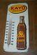 Vintage Tin Kayo Chocolate Drink Thermometer 13.5 Advertising Not Soda Sign