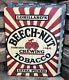 Vtg 1930s Beech Nut Chewing Tobacco Tin Sign 14 Country General Store Ad Rare