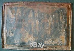 Vtg Antique Tin Lithograph Sign American Art Works Soap Coshocton Ohio 1920's