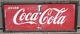 Vtg Drink Coca-cola Tin Advertising Sign Robertson C1950 Soda Bottle Graphic