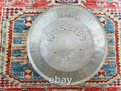 Vtg Frisbie's Pies Advertising Tin Pie Plate 6 Hole Rare USA Sign Frisbee