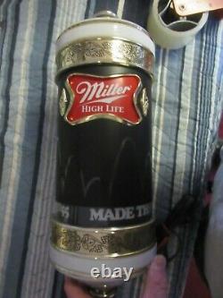 Vtg Miller High Life Beer Sign Motion Animated Follow The Ball Light Up Bar Sign