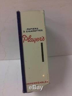 Vtg advertising player's players cigarettes paper dispenser tobacco display sign