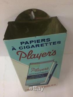 Vtg advertising player's players cigarettes paper dispenser tobacco display sign