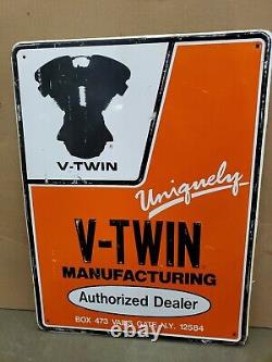 Vtwin Manufacturing Vintage Collectable Antique Motorcycles Sign