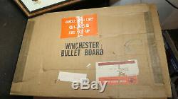 WINCHESTER Advertising BOARD ORIGINAL BOXED TIN Sign with shipping box