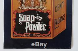 Walker's Soap Powder Vintage Tin Sign