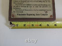 Winchester Repeating Arms Co. Notice Tin Sign Employee Factory Original RARE 5