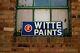 Witte Paints Sign Vintage Tin Advertising Signage 1950s Original Hardware Store