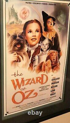 Wizard Of Oz Illustrated Movie Poster TIN SIGN Metal Vintage 16x22